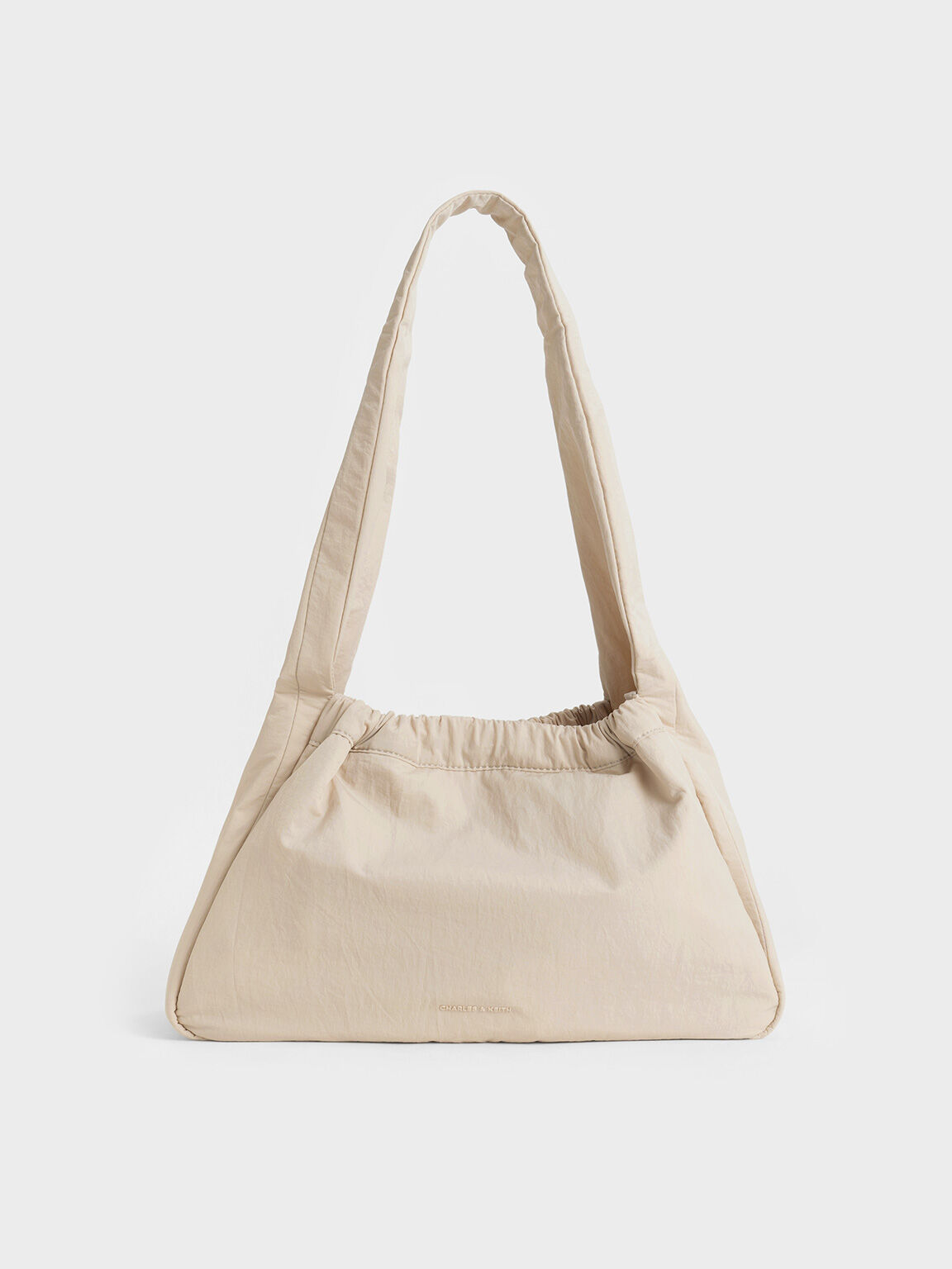 Terra Mesh & Nylon Shoulder Bag, Oat, hi-res