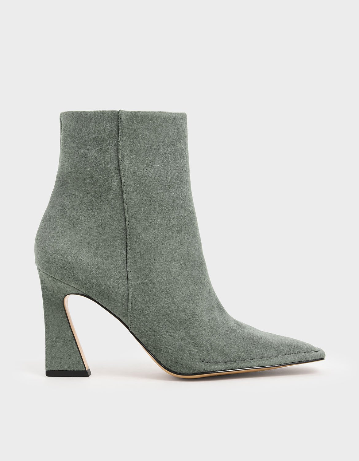 sage green high heels