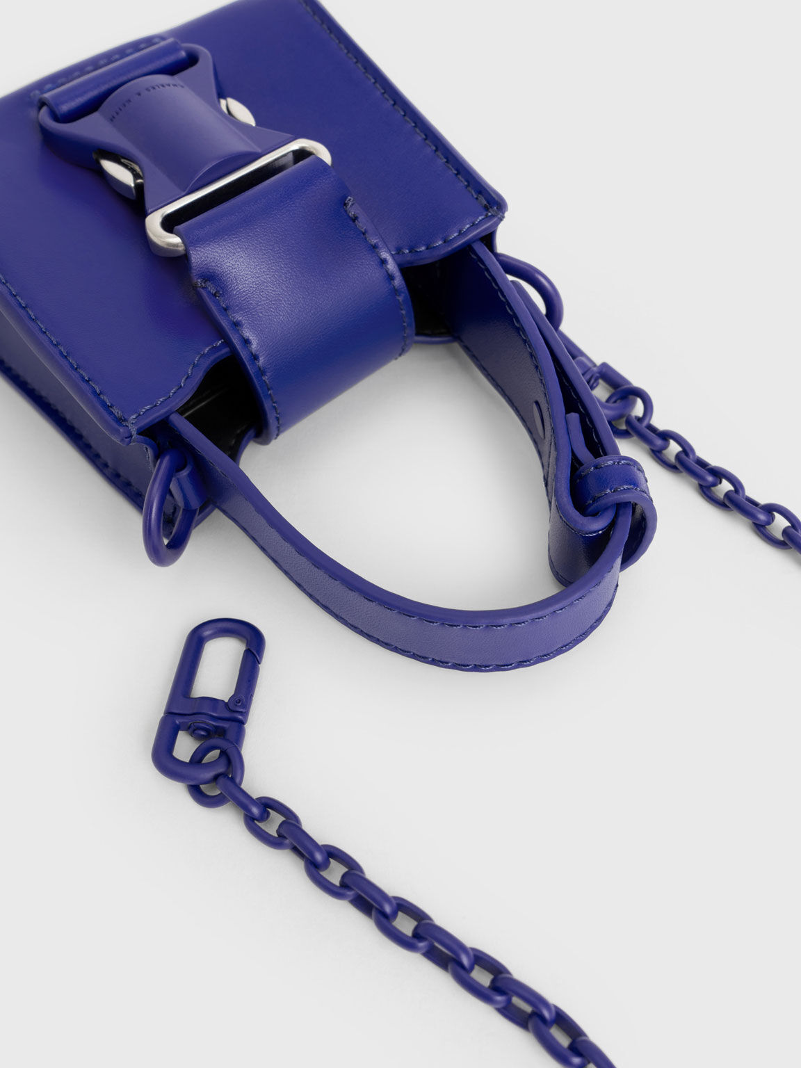 Cobalt Ivy Top Handle Mini Bag - CHARLES & KEITH SG