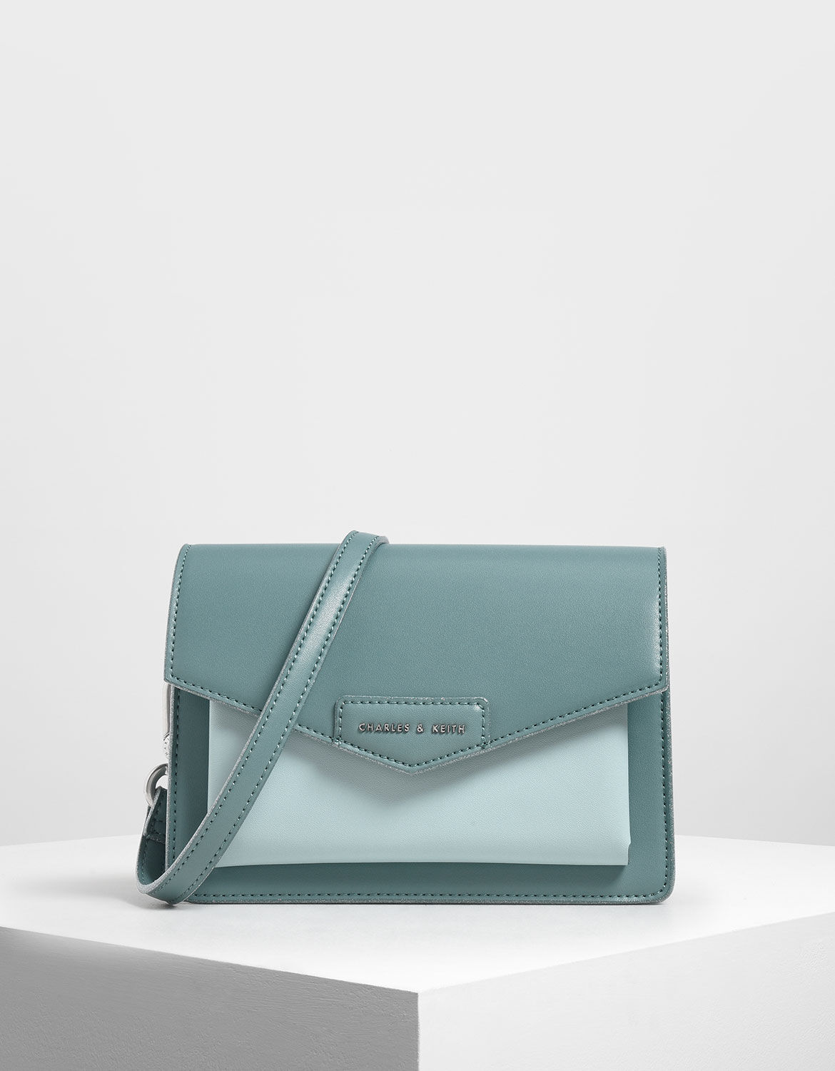 charles and keith front flap crossbody