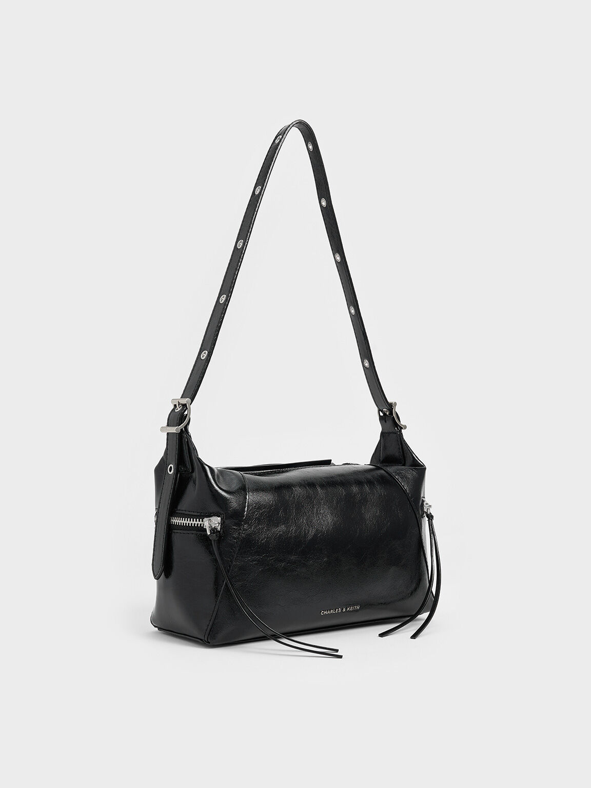 Xylia Shoulder Bag, Noir, hi-res