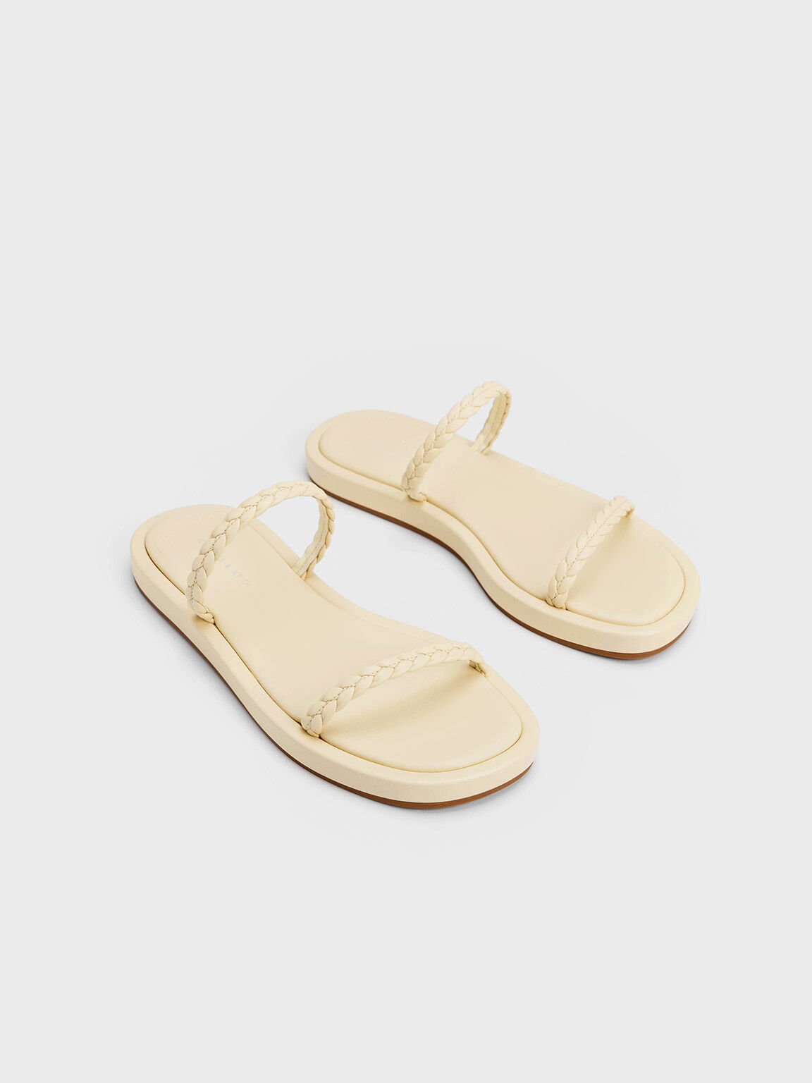 Butter Braided Slides - CHARLES & KEITH SG