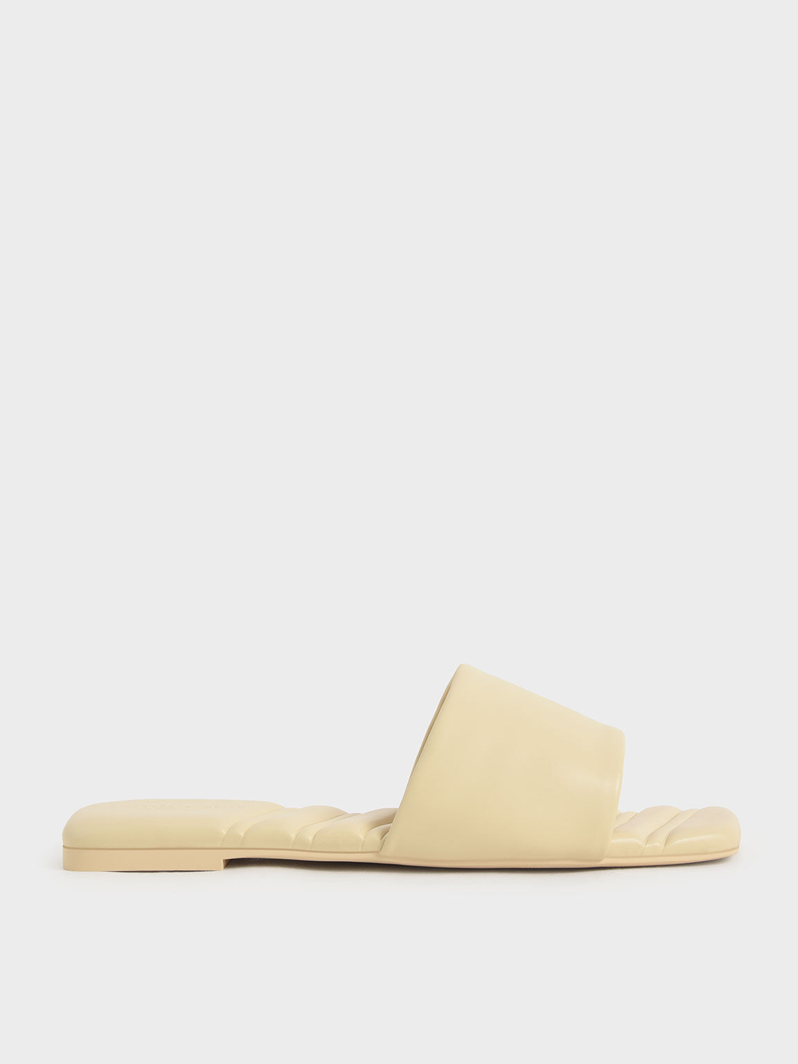 yellow slide sandals