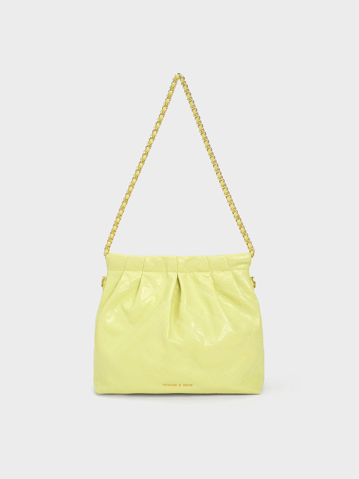 Buy Charles and Keith Women Yellow Hand-held Bag Yellow Online