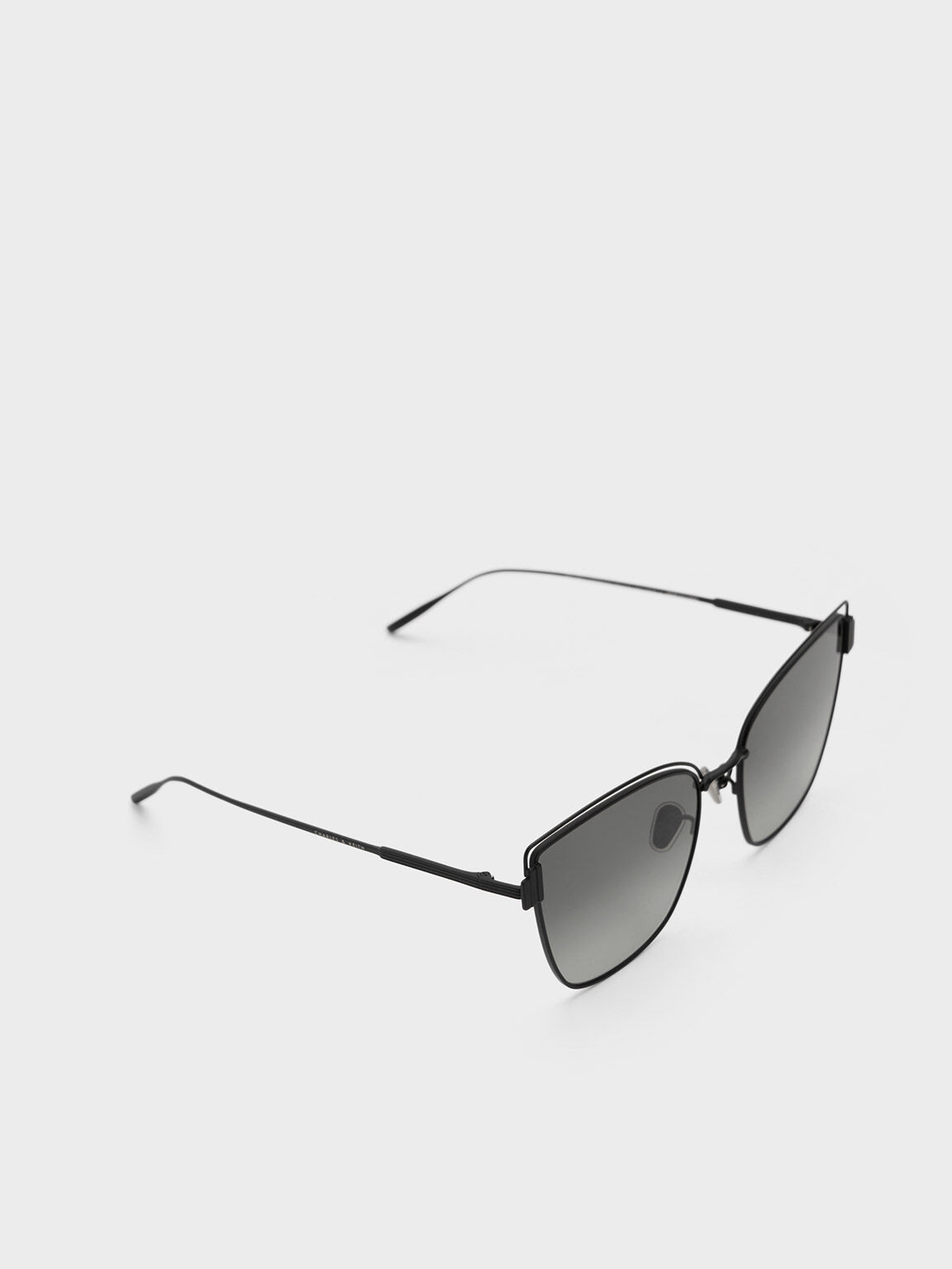 Square wire frame discount sunglasses