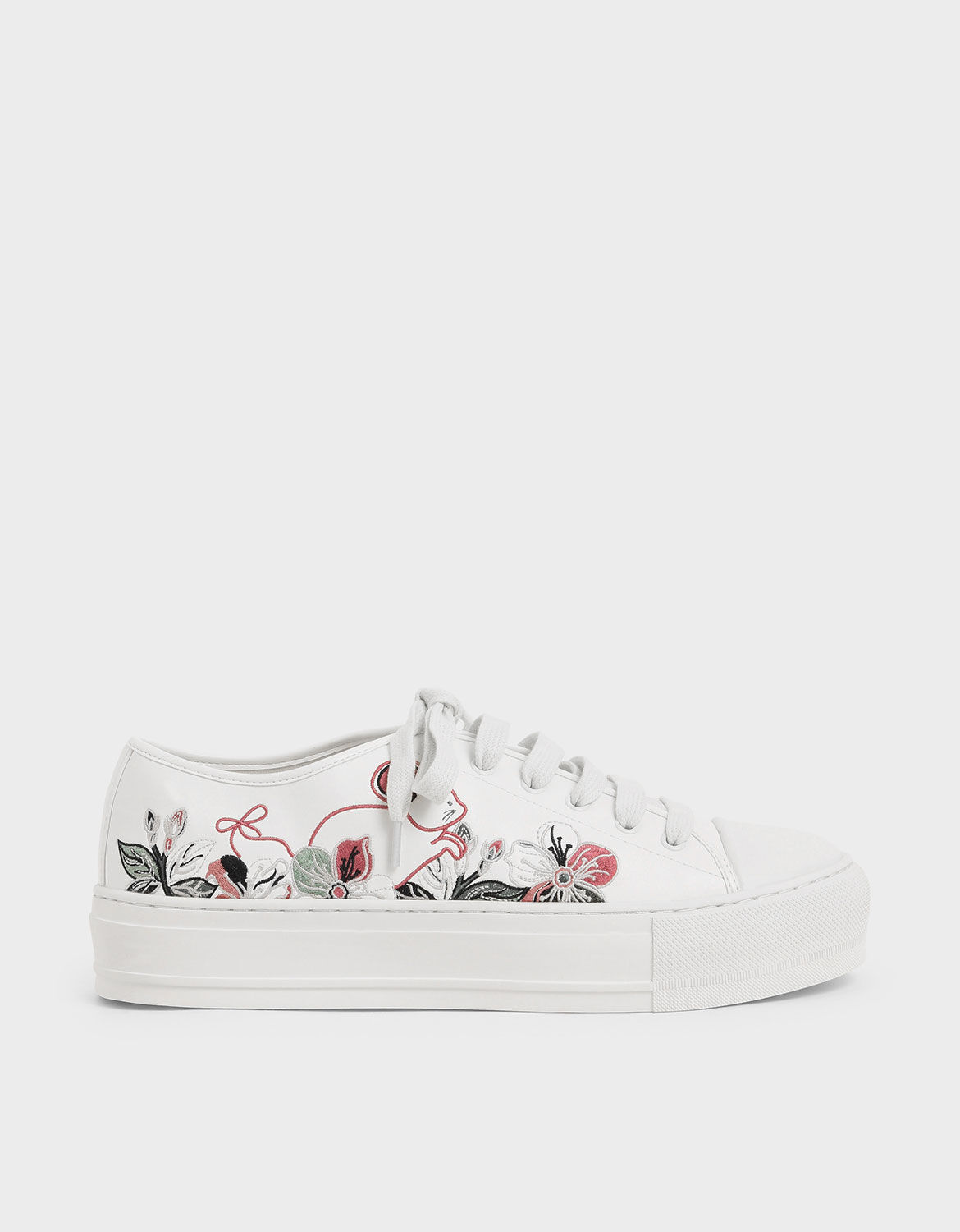 floral sneakers