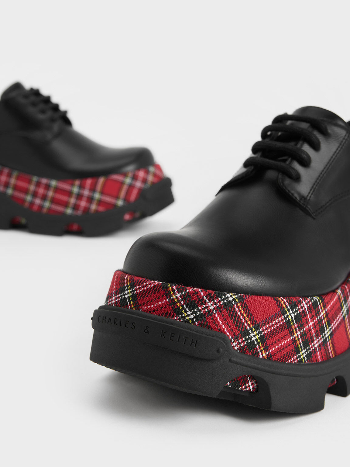 Triana Checkered Chunky Oxfords, Multi, hi-res