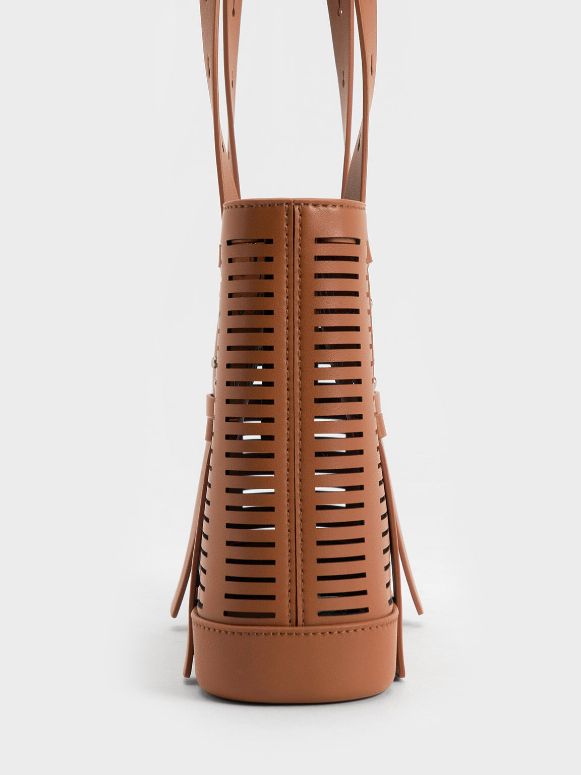 Delphi Cut-Out Bucket Bag, Tan, hi-res