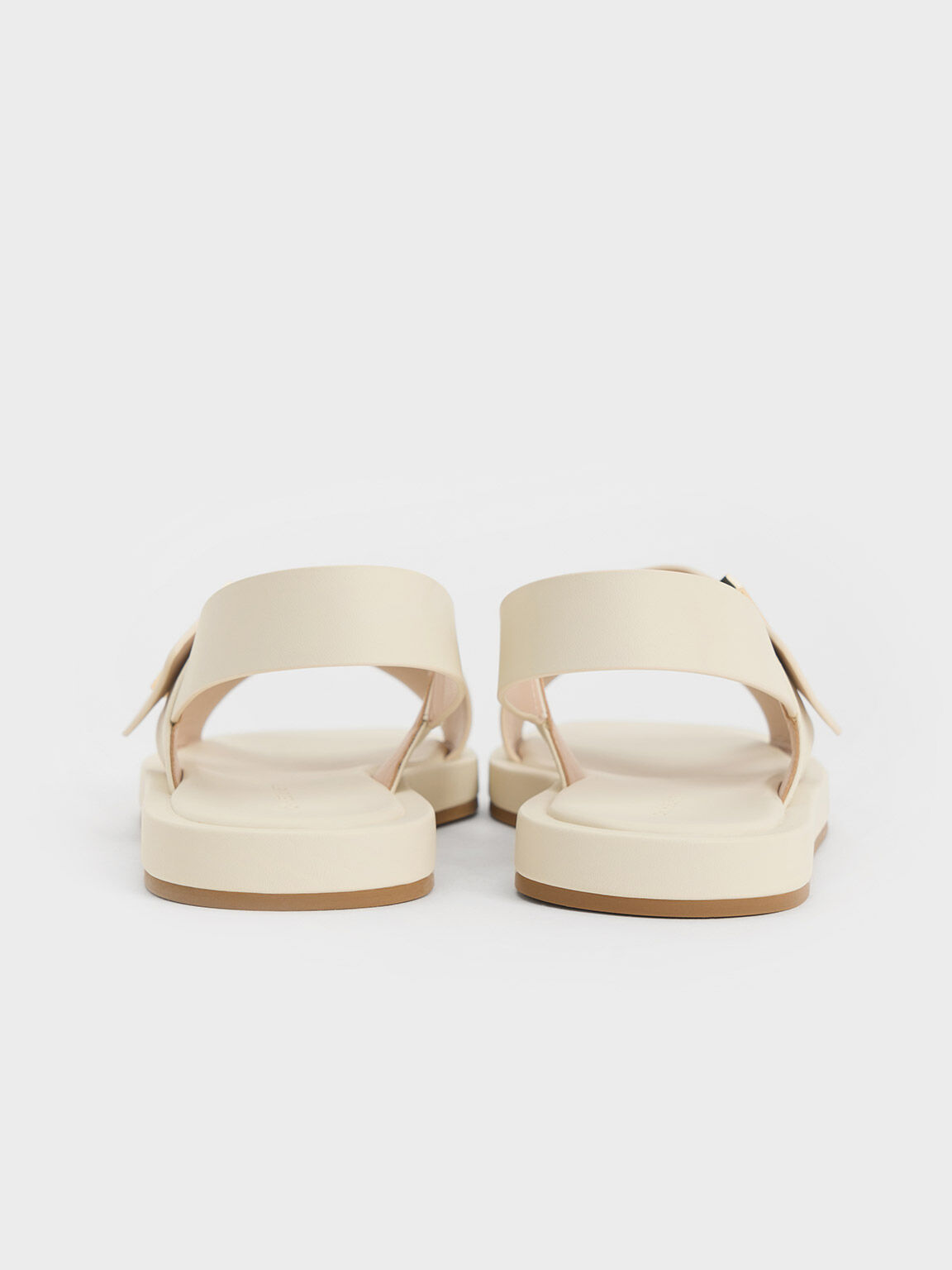 Crossover Back Strap Sandals, Chalk, hi-res