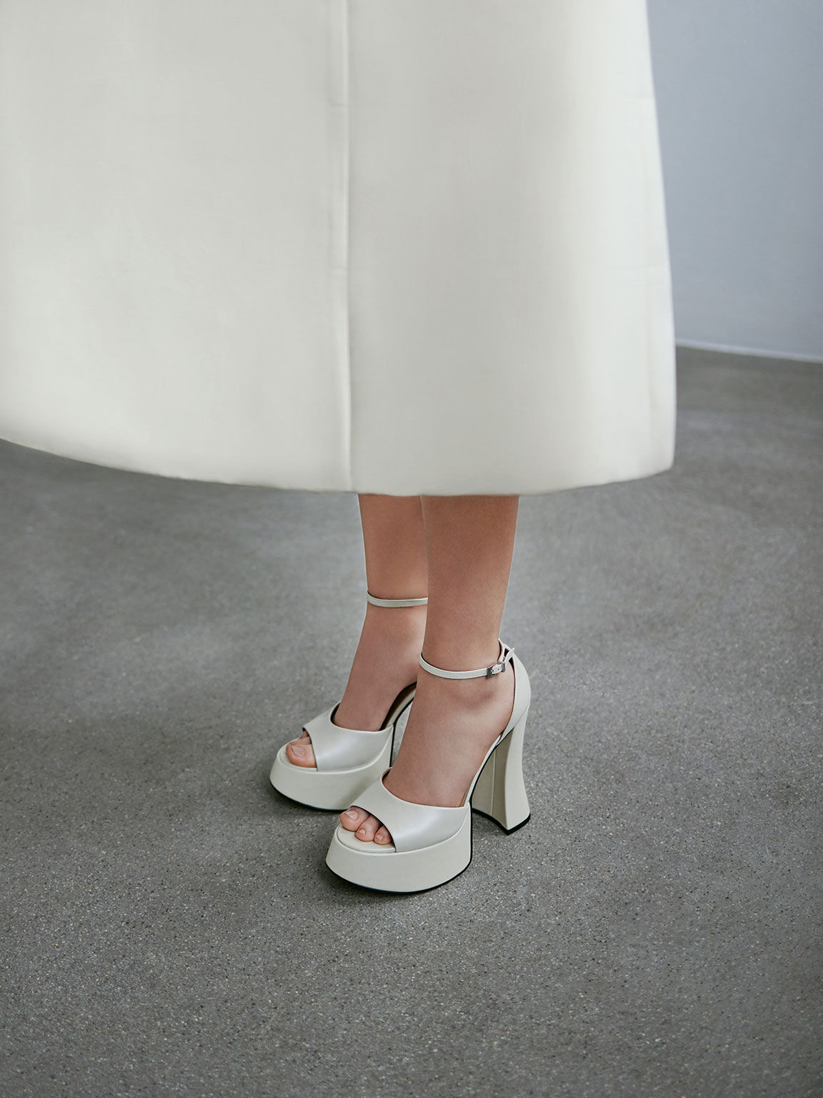 Buy Now Women White Platform Heels – Inc5 Shoes