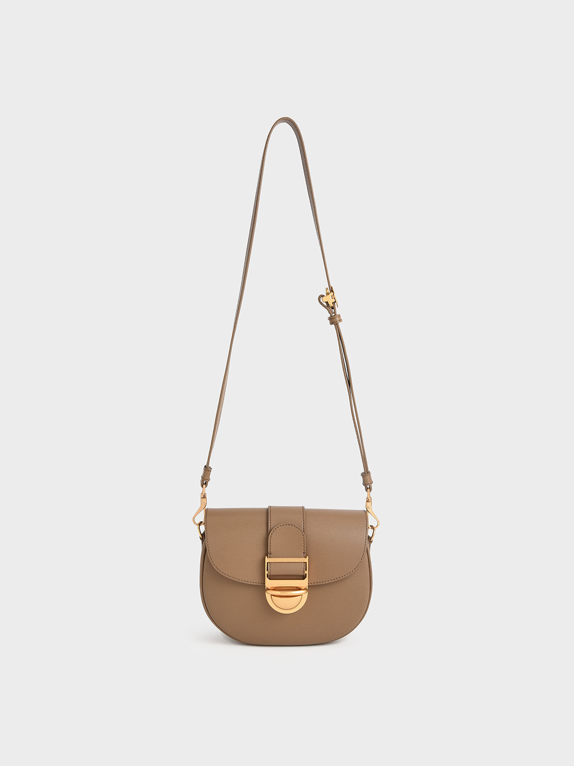 Studio Amelia Beige Mini Cinched Top Handle Bag - ShopStyle