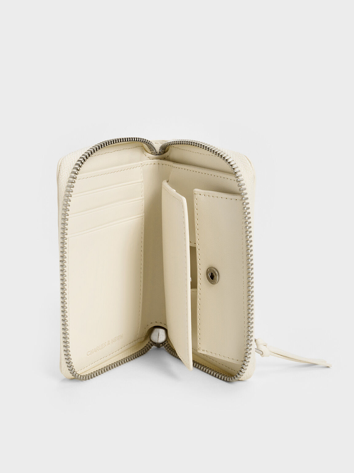 Xylia Zip-Around Wallet, Cream, hi-res