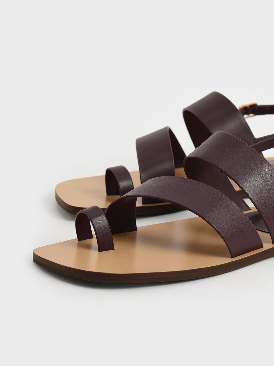 chocolate brown flat sandals