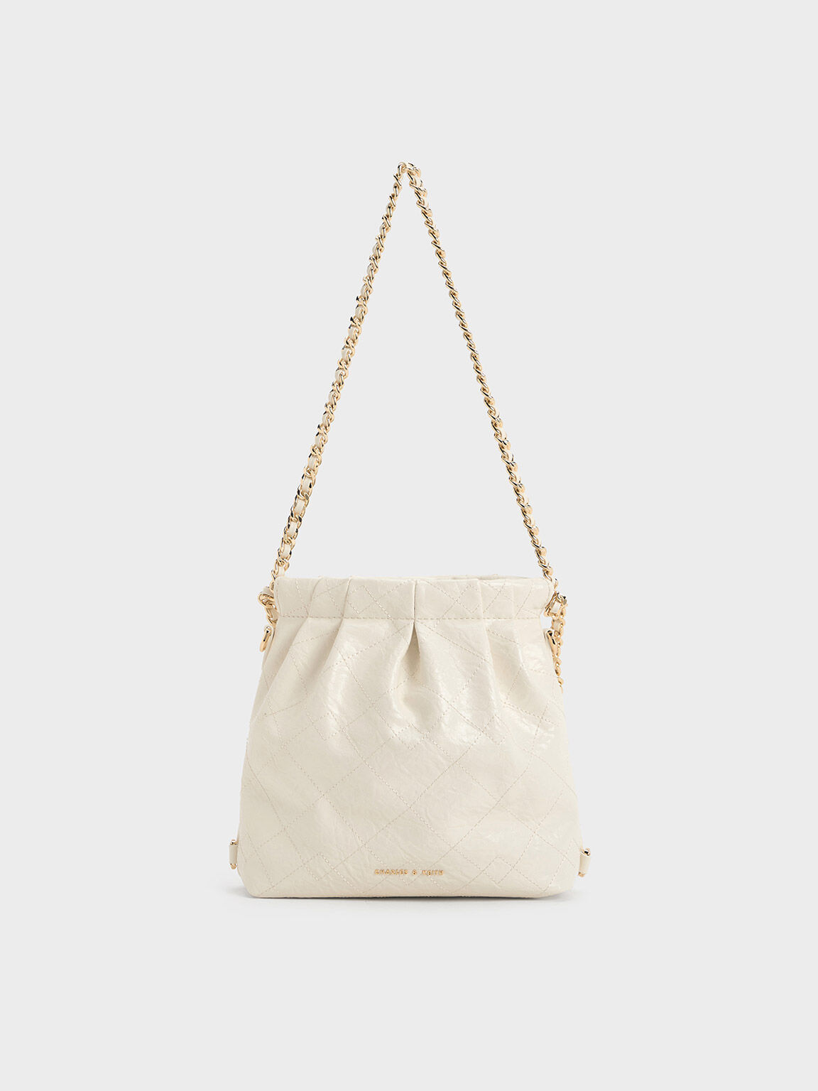 Duo Chain-Handle Two-Way Backpack, Cream, hi-res