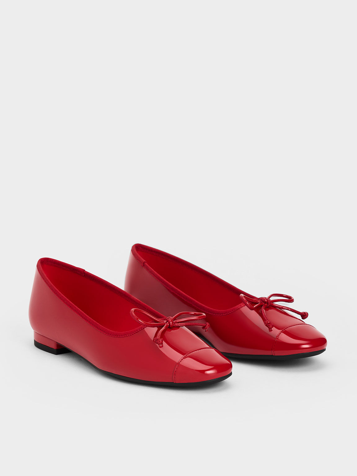 Red 2025 canvas flats