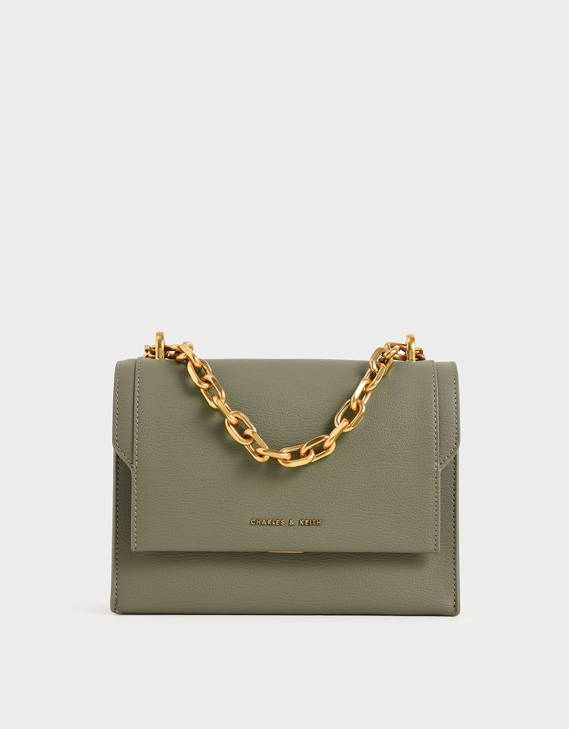 green evening bag