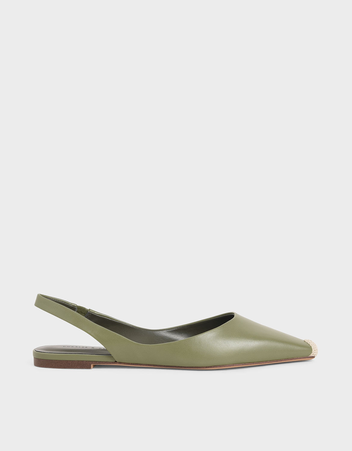 cap toe slingback flats