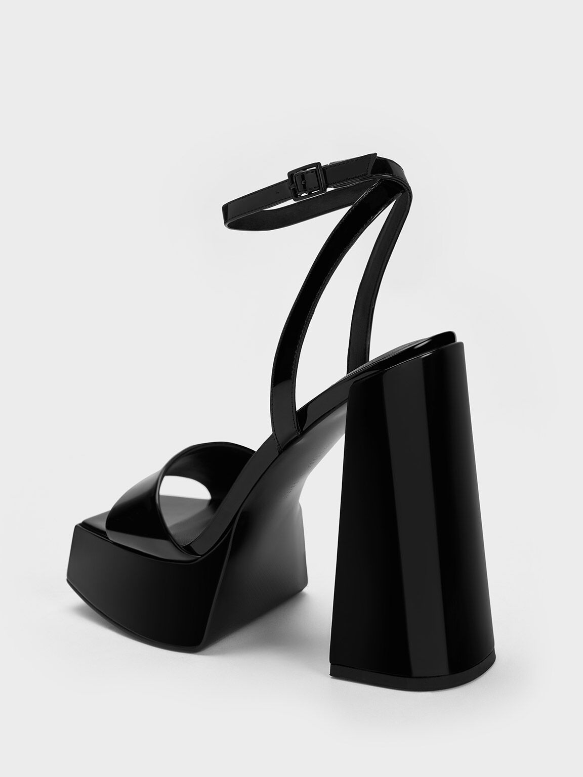 NOKWOL Lulu strappy platform sandals in black | ASOS