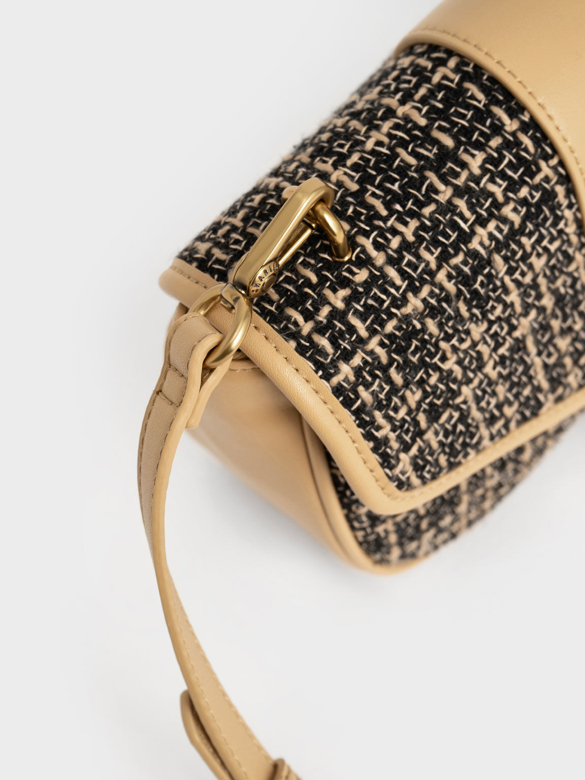 Aubrielle Tweed Panelled Crossbody Bag, Multi, hi-res