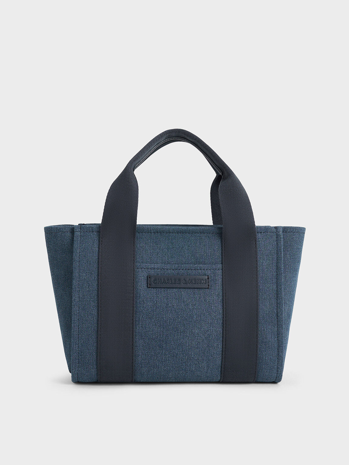 Kay Denim Tote Bag, Denim Blue, hi-res