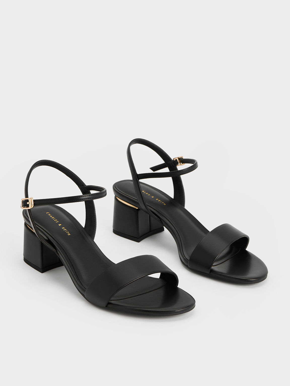 Sam Edelman Yaro Leather Ankle Strap Block Heel Dress Sandals | Dillard's