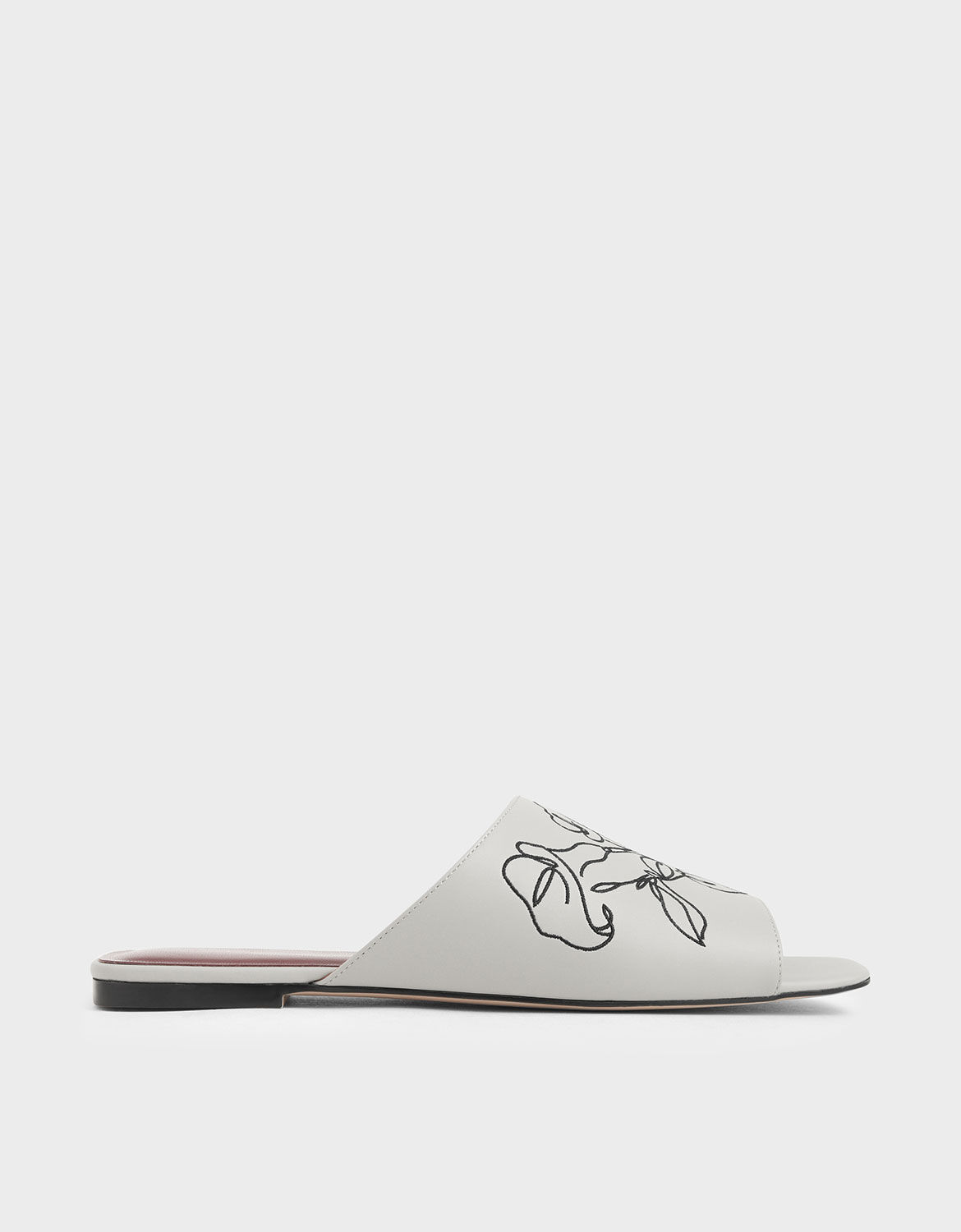 white slide on shoes