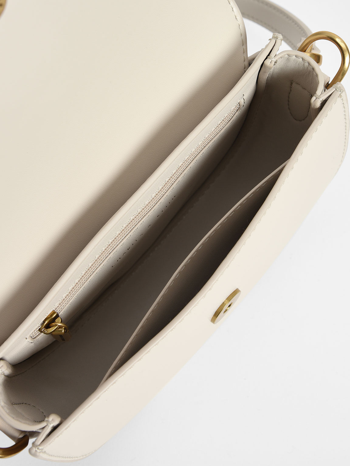 Mini Gabine Saddle Bag, Cream, hi-res