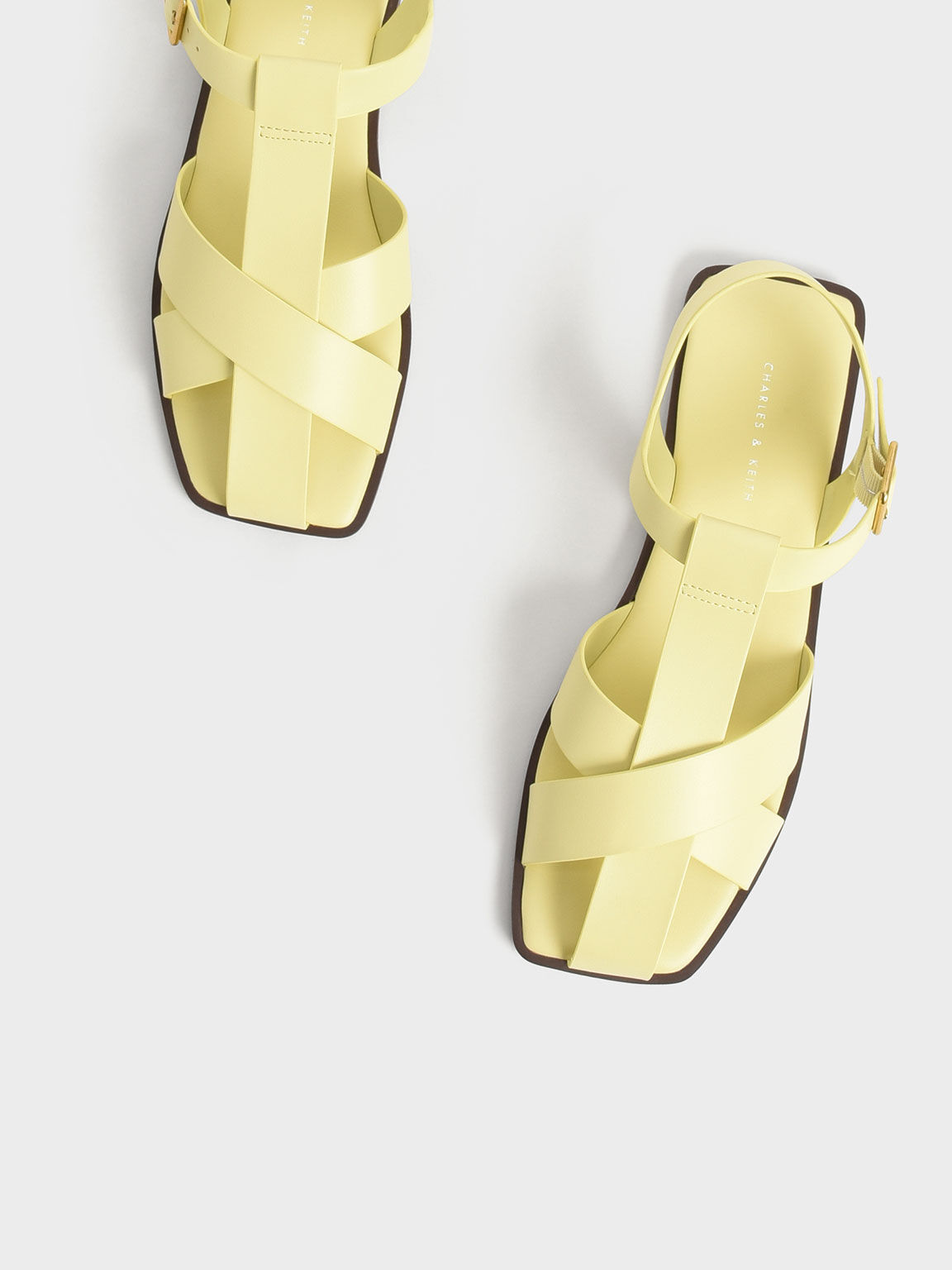 Zara Leather Crossover Sandals | 12 Pairs of Tan Slides You Probably Don't  Need, but Will Want Anyway | POPSUGAR Fashion UK Photo 5