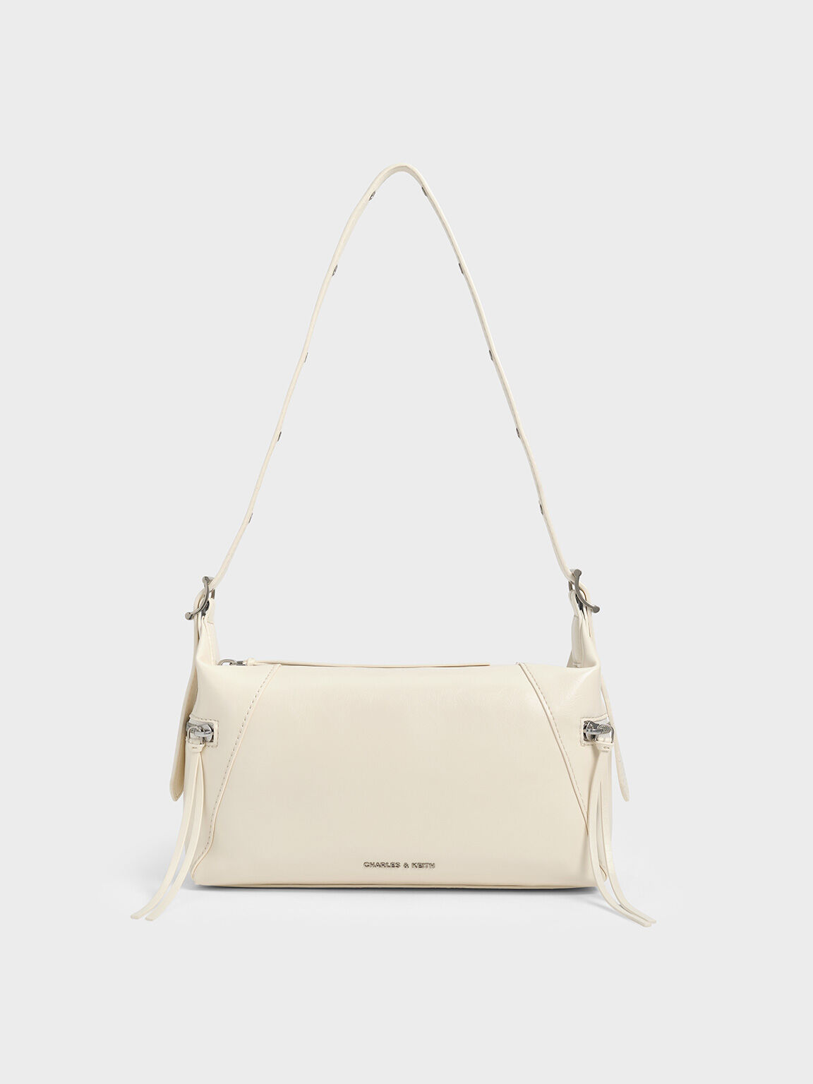 Xylia Shoulder Bag, Cream, hi-res