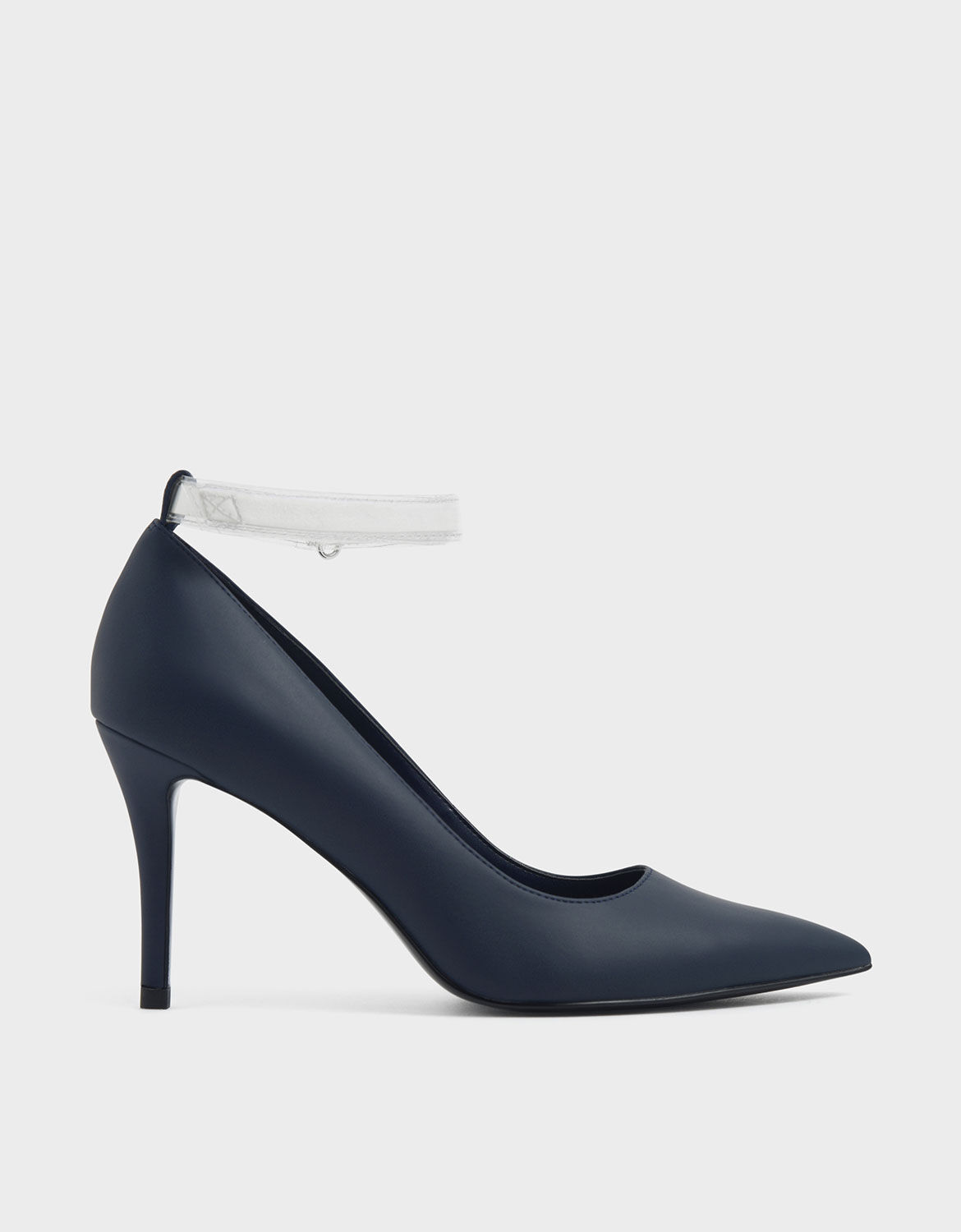 dark blue stiletto heels