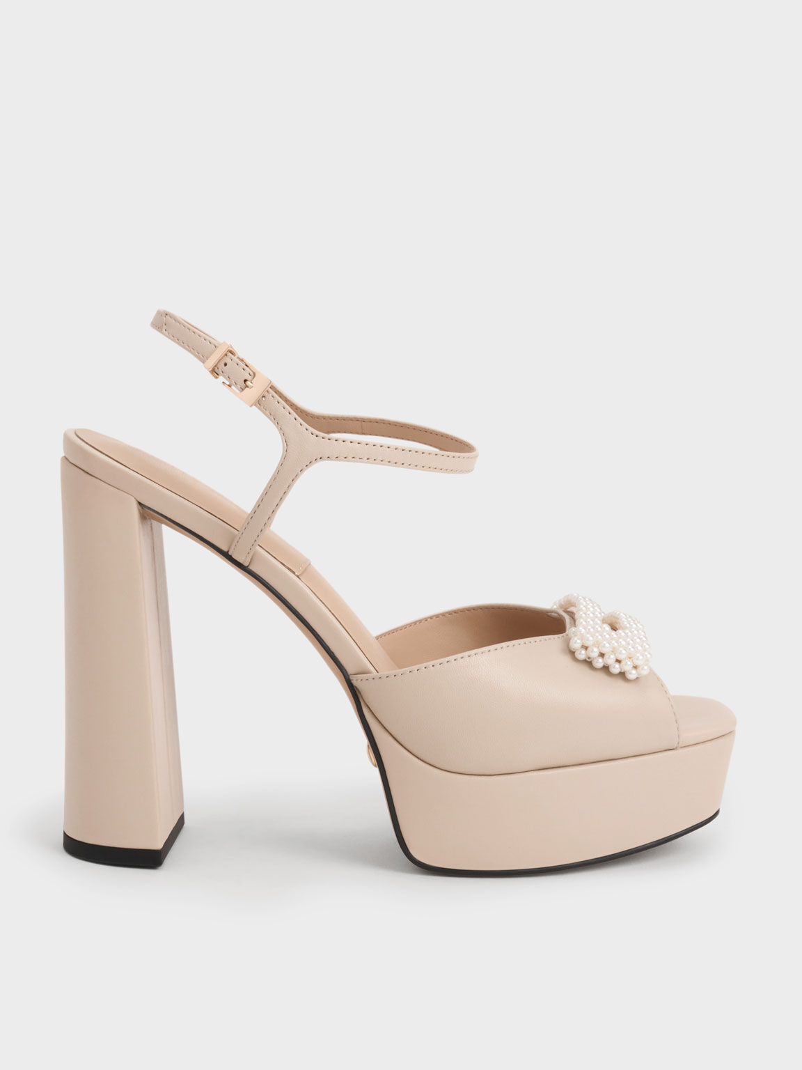 GUCCI off-white leather 39 9 horsebit logo heels open-toe shoes bridal  wedding