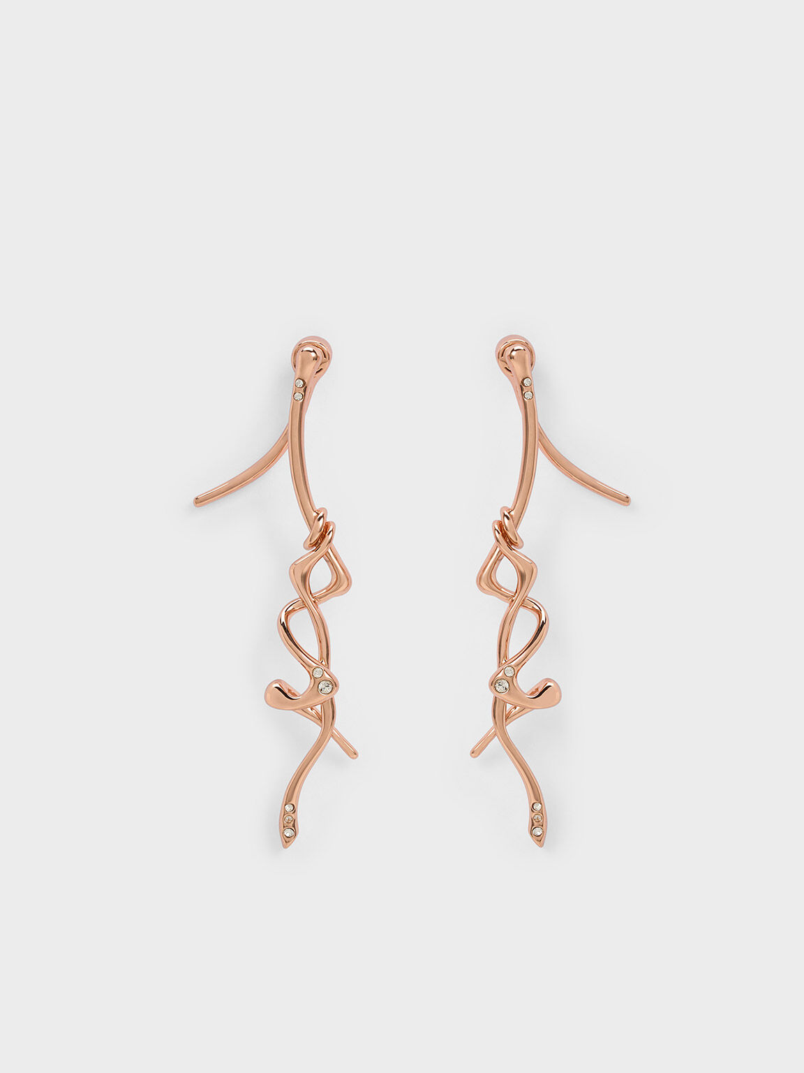 Gold sale dropping earrings