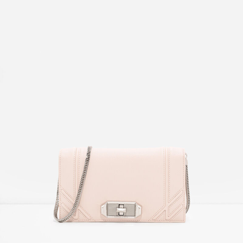 charles and keith pink wallet