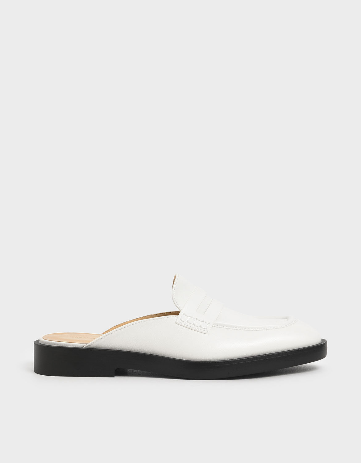 white penny loafer