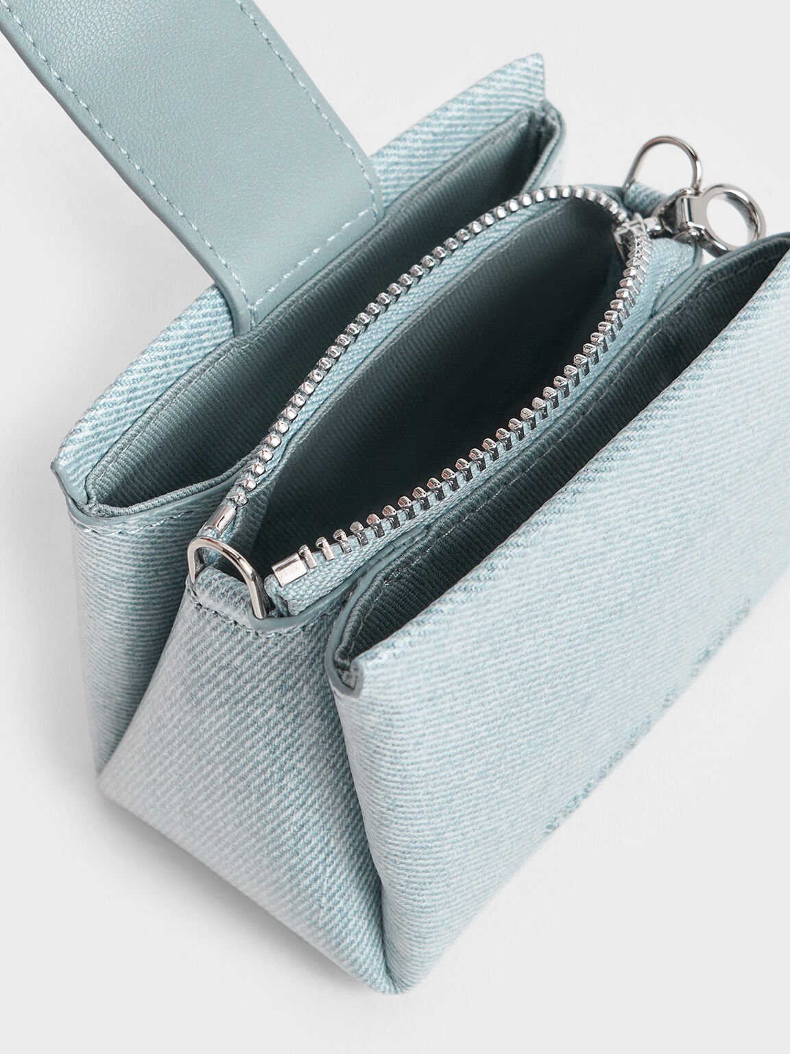 Bosie Denim Top Handle Pouch, Denim Blue, hi-res