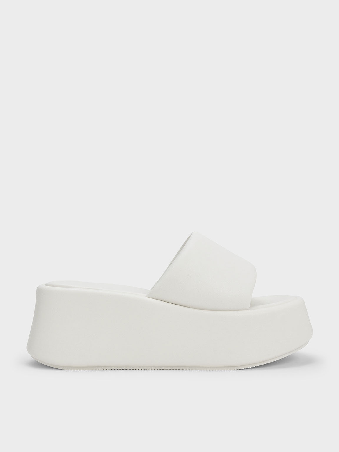 White Flatform Sandals - Fresh and Fashionable