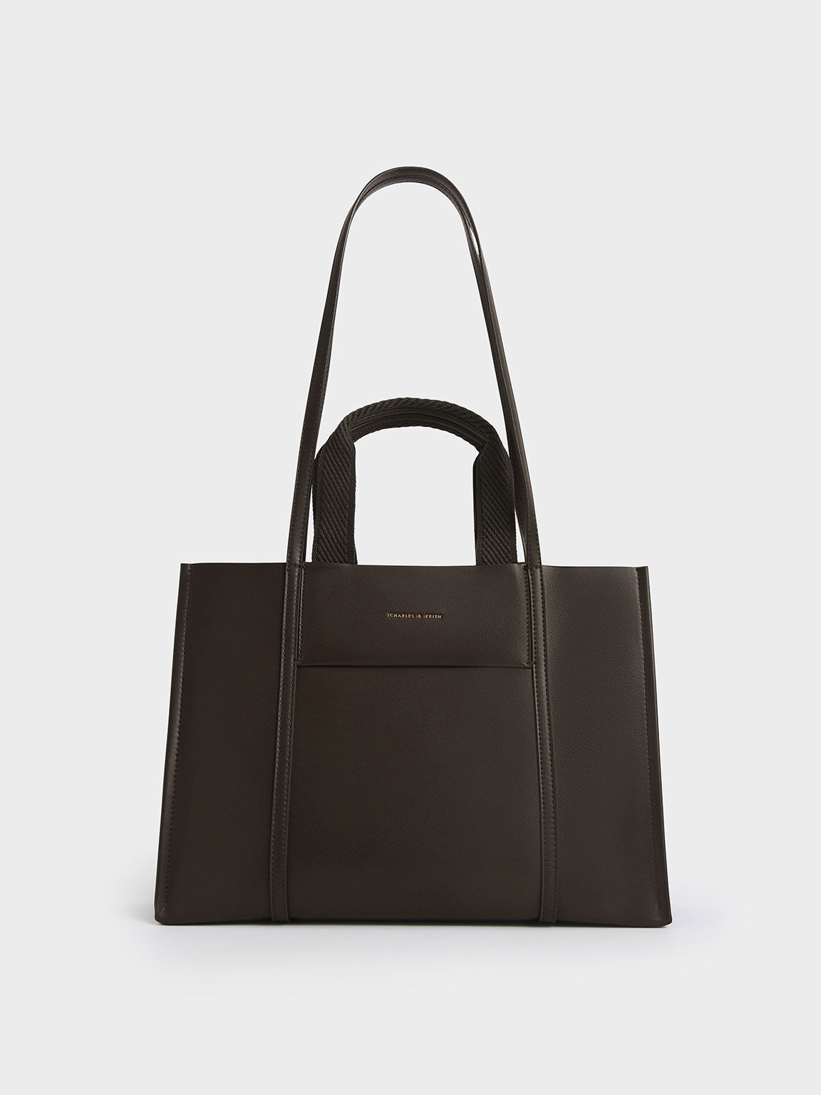 Dark Moss Shalia Tote Bag - CHARLES & KEITH US