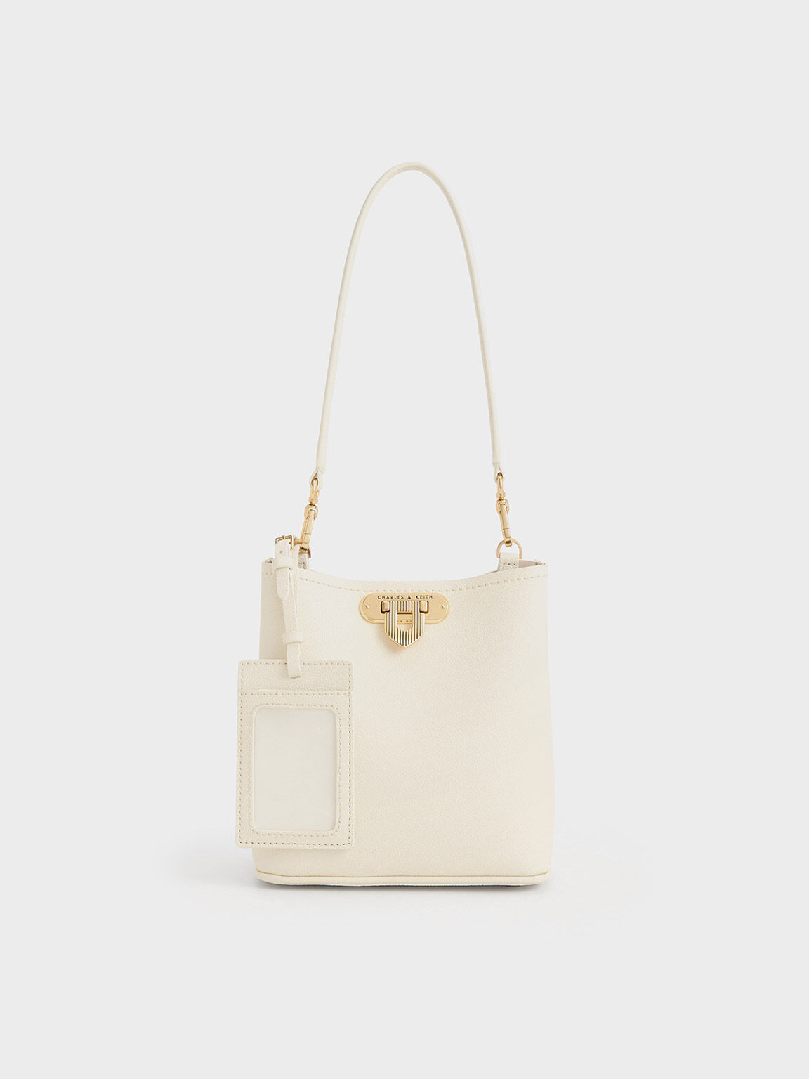 Alcott Bucket Bag, Cream, hi-res