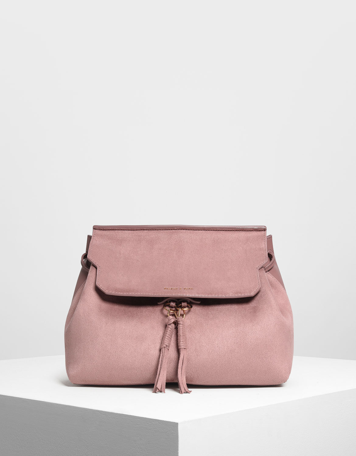 charles and keith tassel detail crossbody bag