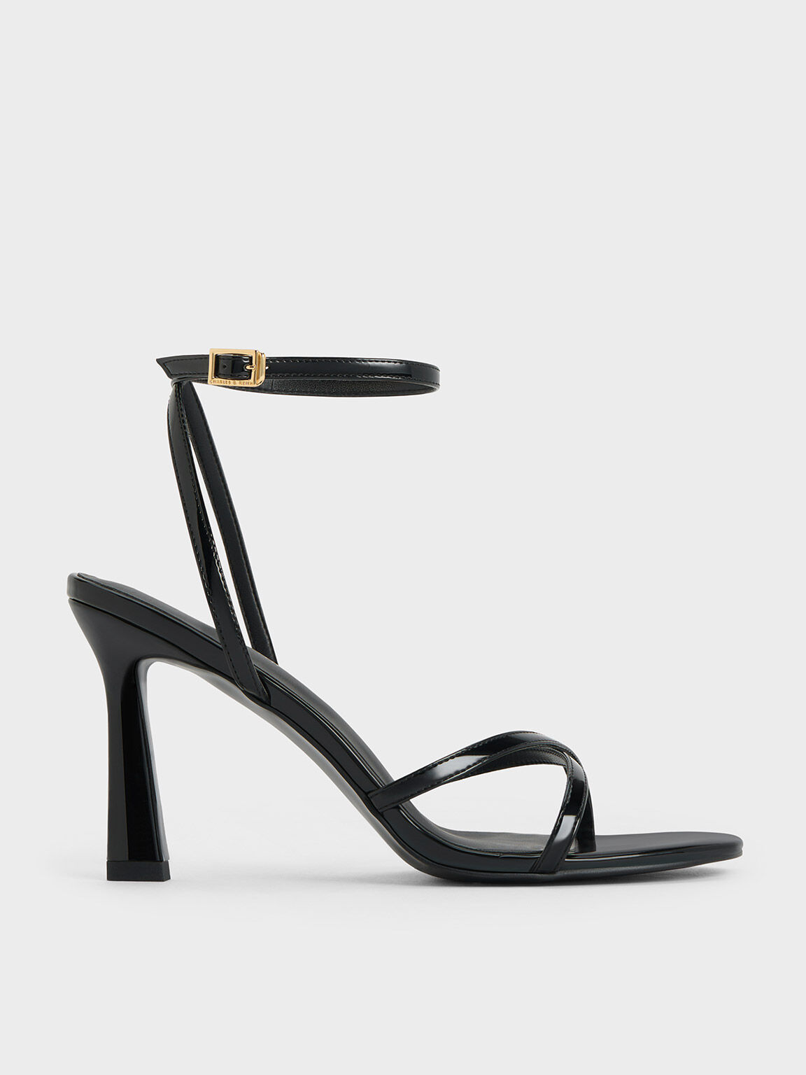Rontic Shiny Stiletto Heels: Elegant Open Toe Black Heeled Sandals For  Women, US Plus Size 5 15 From Rontic, $43.22 | DHgate.Com