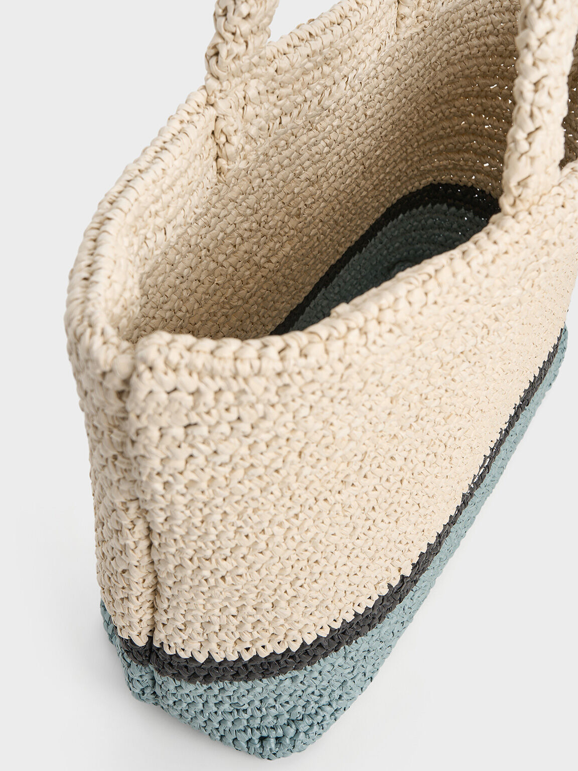 Allegra Knitted Tote Bag, Cream, hi-res