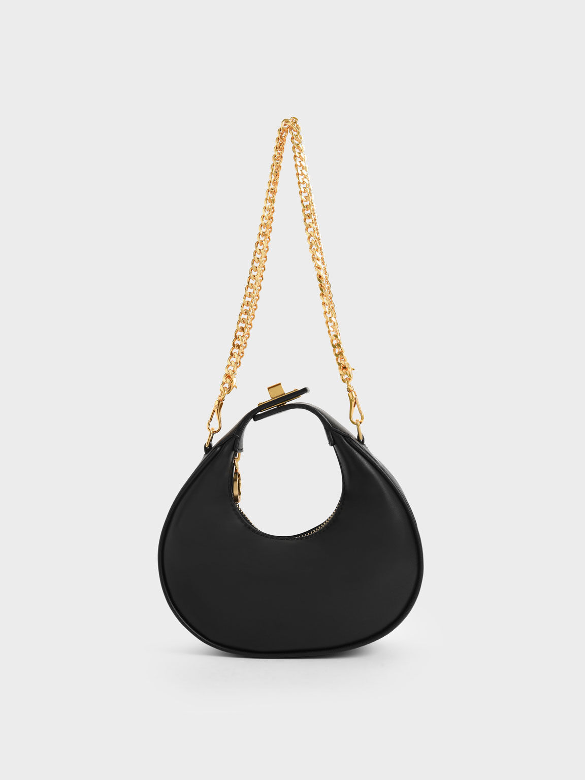 Black Mini Crescent bag