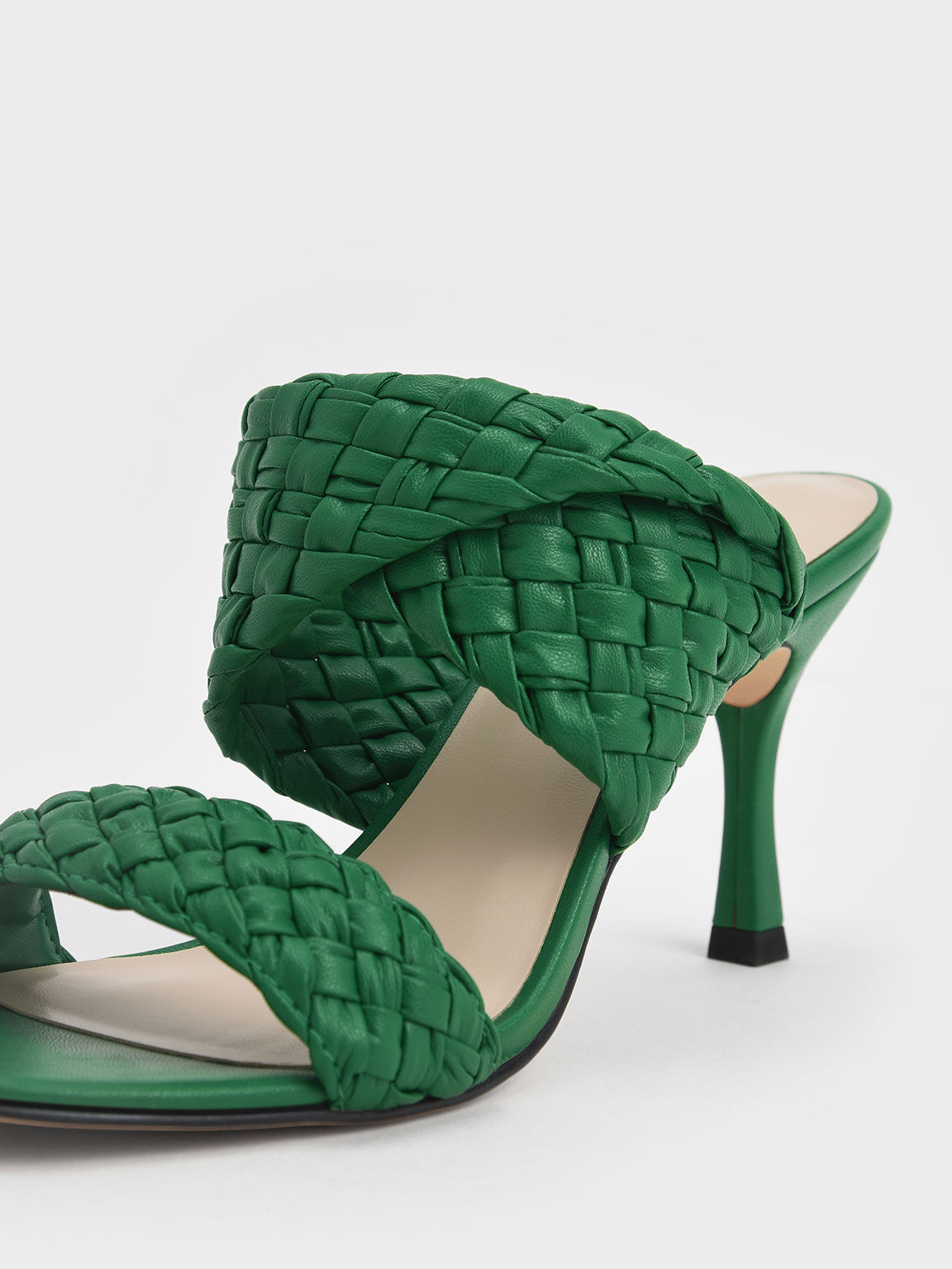 ELEGANTPARK HC1901 Women Pointed Toe High Heel Pumps Straps Satin Wedding  Bridal Evening Party Dress Shoes | Green high heels, Green heels, Fancy  high heels