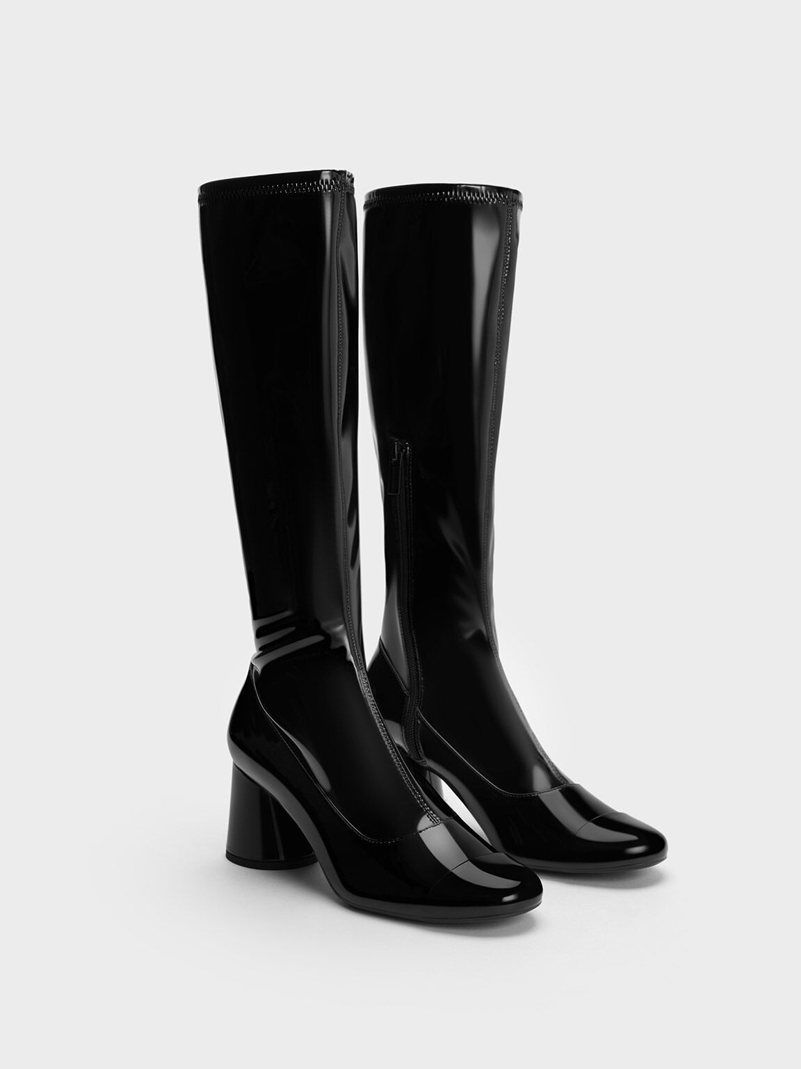 Coco Knee-High Boots, Black Box, hi-res