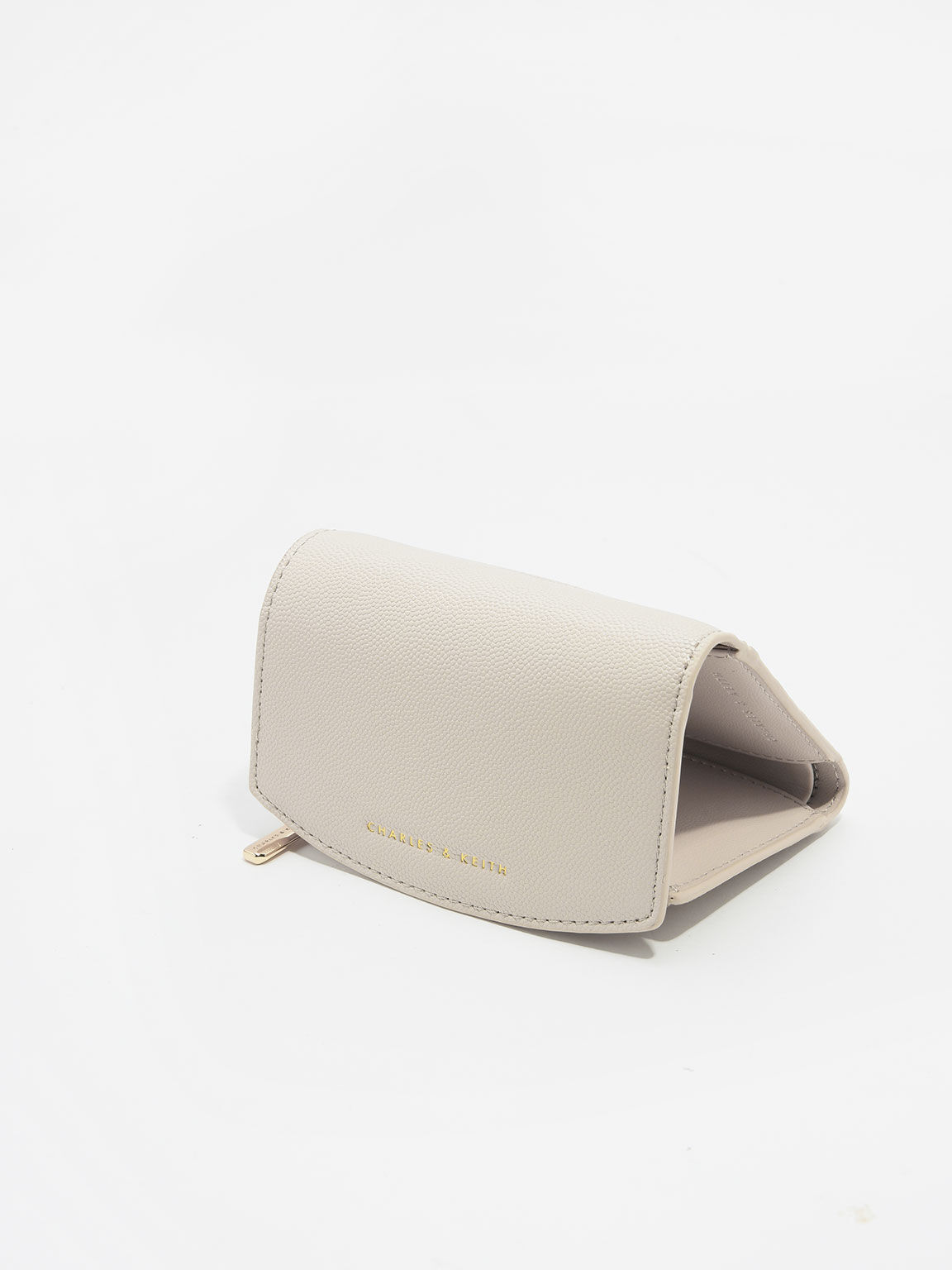 Mini Front Flap Wallet, Ivory, hi-res