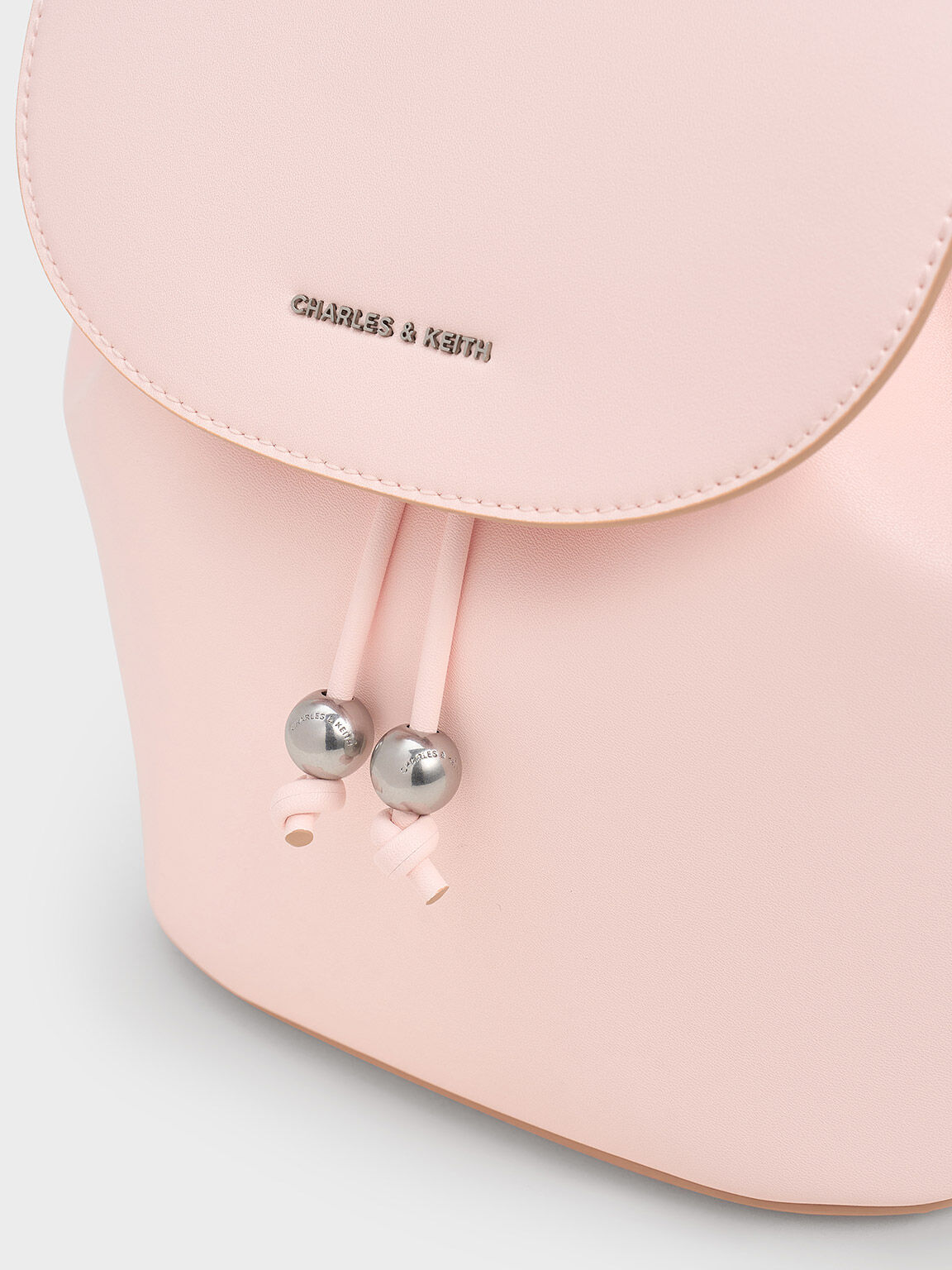 Eve Ruched-Handle Backpack, Light Pink, hi-res