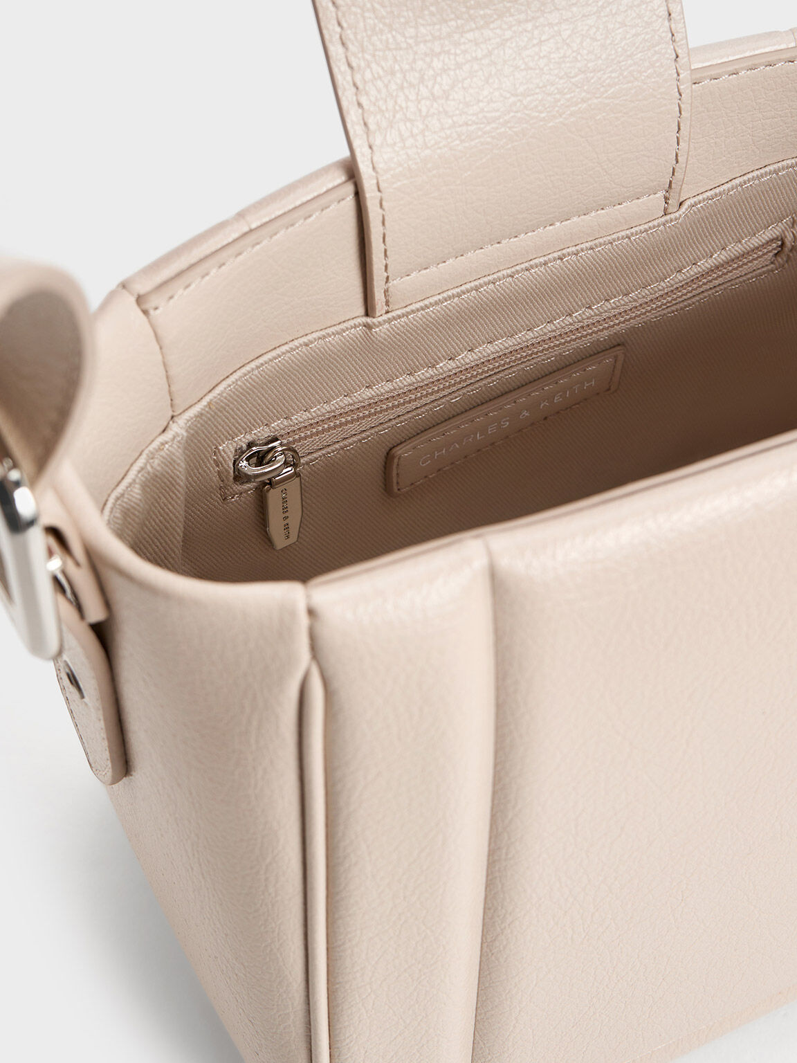 Petra Boxy Bucket Bag, Oat, hi-res