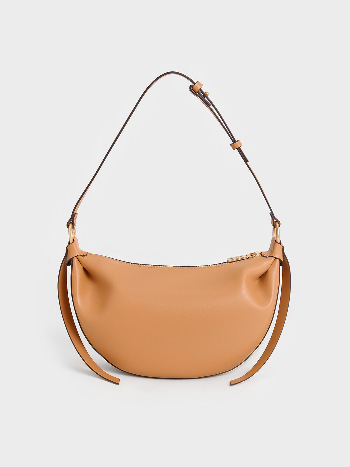 Calla Half-Moon Bag, Toffee, hi-res