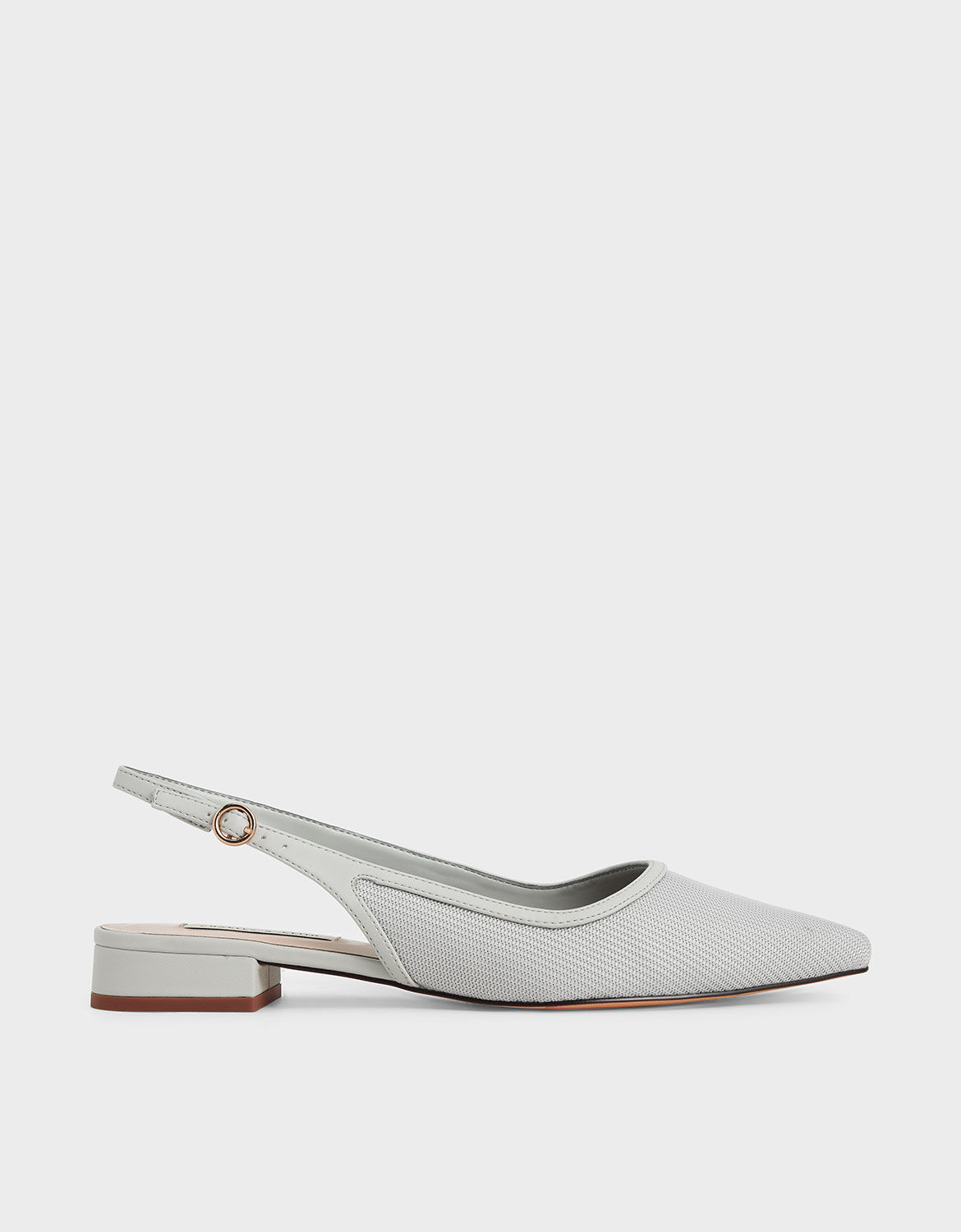 white pointed slingback flats