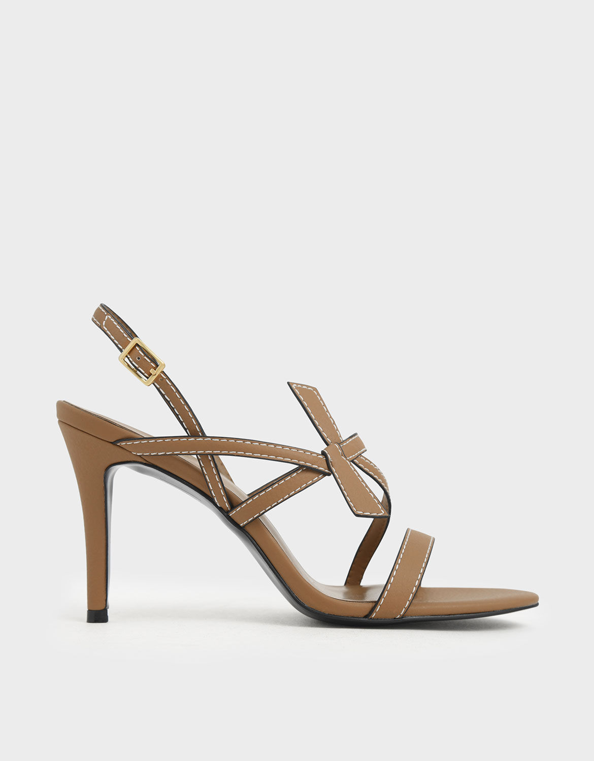 camel sandal heels
